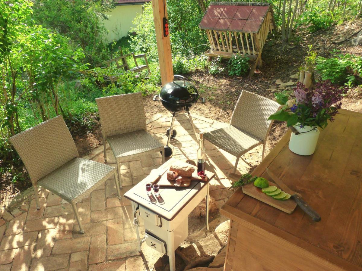 Ferienwohnung Chaloupka U Sv. Dyndy Nová Ves Exterior foto