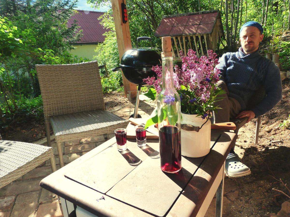 Ferienwohnung Chaloupka U Sv. Dyndy Nová Ves Exterior foto