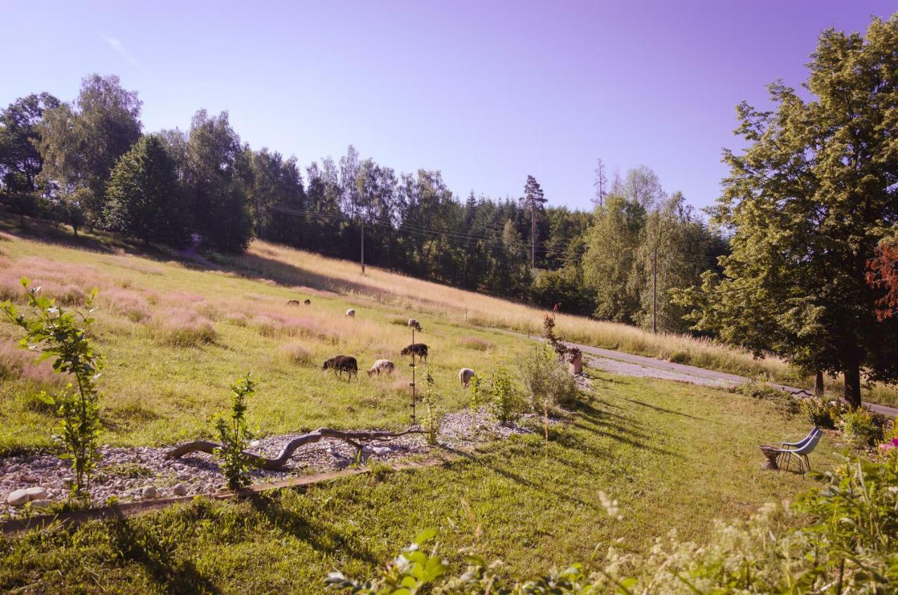 Ferienwohnung Chaloupka U Sv. Dyndy Nová Ves Exterior foto