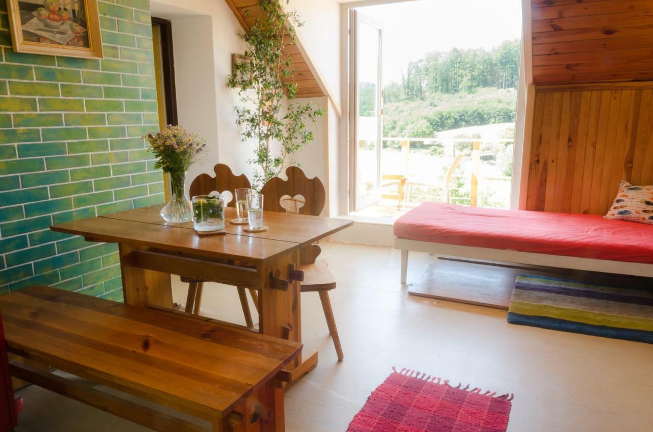 Ferienwohnung Chaloupka U Sv. Dyndy Nová Ves Exterior foto