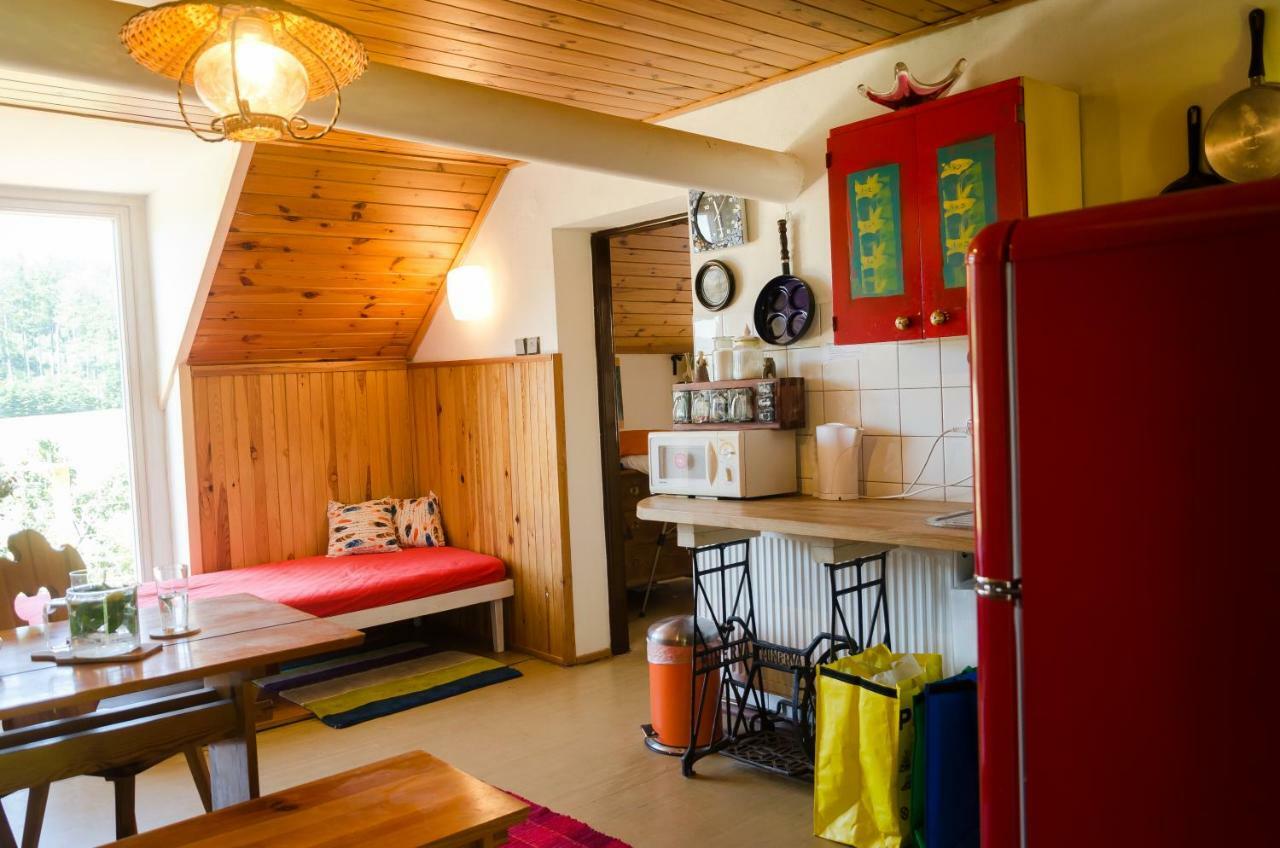 Ferienwohnung Chaloupka U Sv. Dyndy Nová Ves Exterior foto