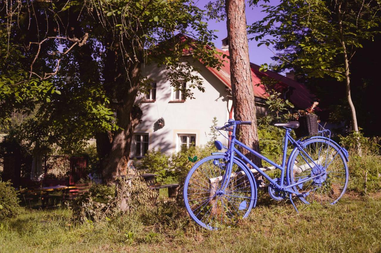 Ferienwohnung Chaloupka U Sv. Dyndy Nová Ves Exterior foto