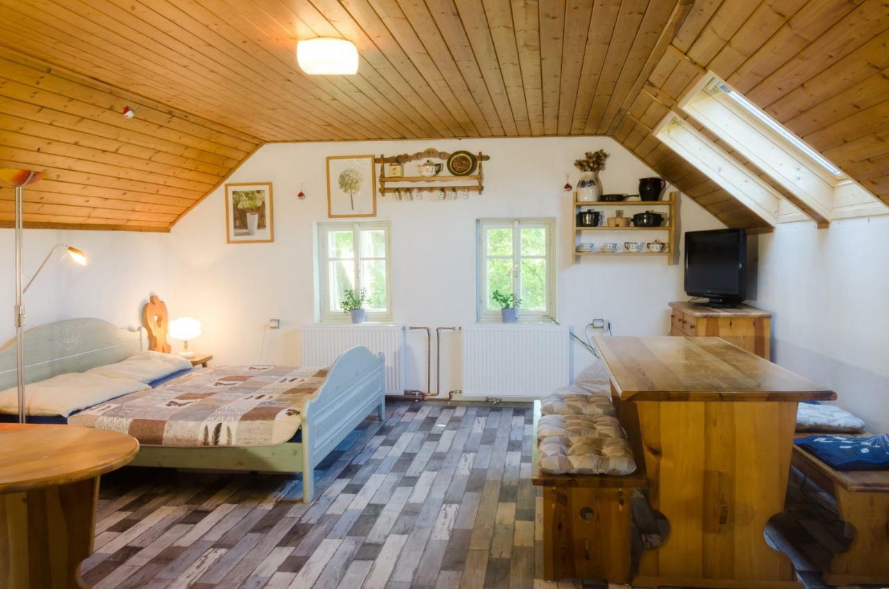Ferienwohnung Chaloupka U Sv. Dyndy Nová Ves Exterior foto